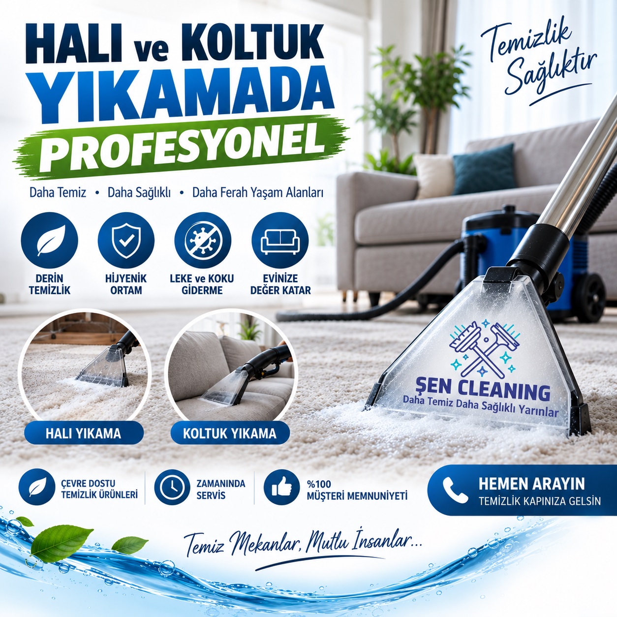 Halı ve Koltuk Yıkamada Profesyonel İpuçları